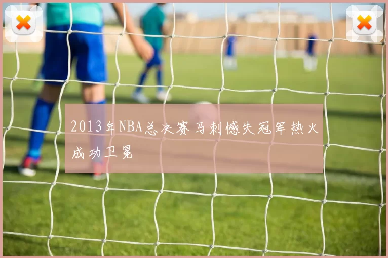 2013年NBA总决赛马刺憾失冠军热火成功卫冕