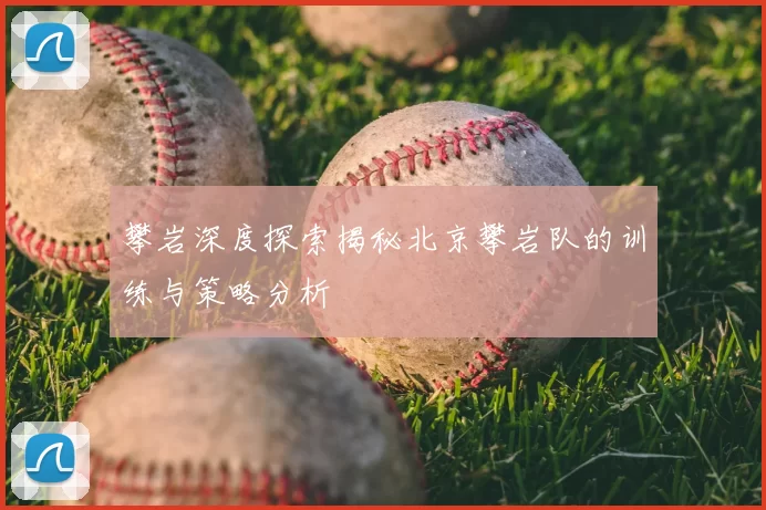 攀岩深度探索揭秘北京攀岩队的训练与策略分析